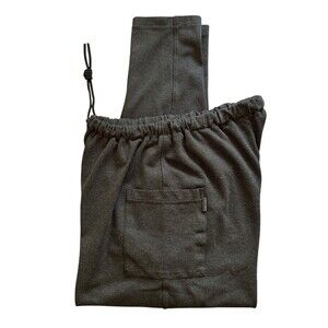 Sou Sou Pants Size L Japan Black Gray Stripe Tapered Pull On Enyu Sanyutei